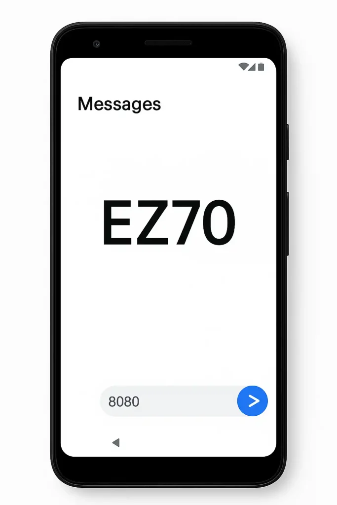 How to register Easysurf via text