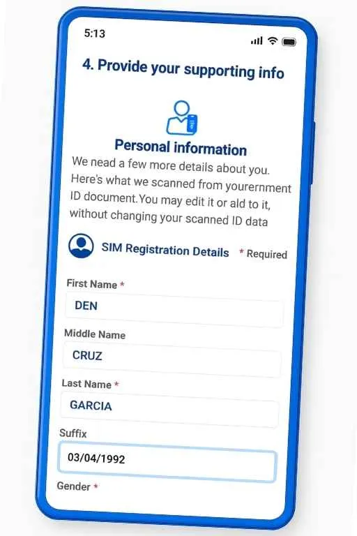 personal information