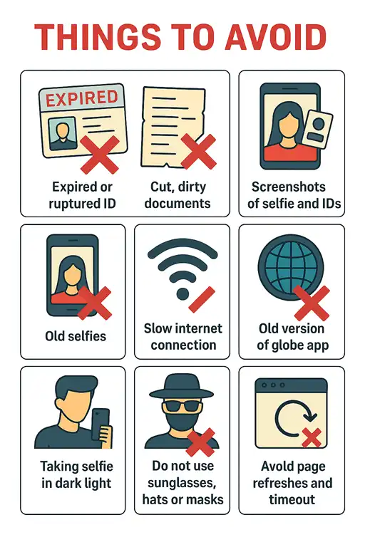things to avoid